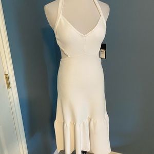 Guess cut out white dress
